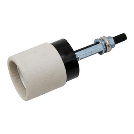 Zreneyfex E26 Universal Ceramic Light Socket with Rotary Switch 250V 660W for Lamp Twist Knob Replacement