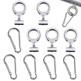 Pack of 2/5 Awning Rail Stoppers - 4mm 6mm 8mm 304 Stainless Steel - Essential Outdoor Equipment Accessory for Caravans, Motorhomes, Campervans, Camping Tents, and Awnings (10 Pcs Set - M4)