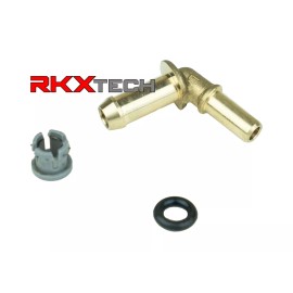 RKX Metal Water Pump to Thermostat Outlet Tube JLR C2Z28258 LR049990 L494 L405