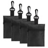Bomiclss 4Pcs Golf Tee Bags Zipper Golf Storage, Portable Bag