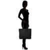 United Athle 151801 14.3 oz Canvas Tote Bag (Large), Black,
