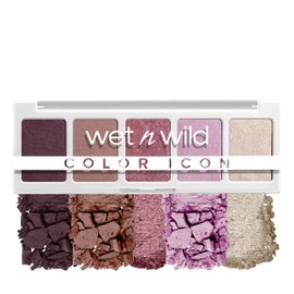 Wet 'n' Wild, Color Icon 5-Pan Palette, Eyeshadow Palette, 5 Richly Pigmented Colors for Everyday Makeup, Long-Lasting and Easy to Blend Formula, Petalette