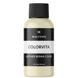 Malviani Leather Color Restorer - Repair Couch Car Furniture Sofa Seat Bag - Cream