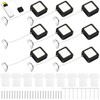 Mimorou 9 Pcs 6.5 ft Retractable Security Cable Lock with