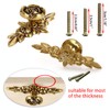 JUXYES Pack of 5 Euro Rose Decorative Cabinet Knobs with