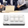 6 Key One Handed Mechanical Keyboard with Knob Wired Plug
