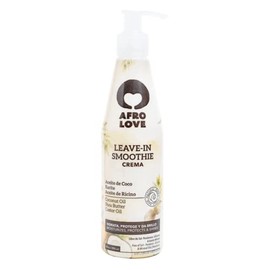 Afro Love Leave-In Conditioner for Curly Hair – Hydrating & Frizz Control – Curl Defining Cream with Coconut Oil, Shea Butter & Castor Oil – Sulfate-Free, Silicone-Free, Paraben-Free – 10 oz