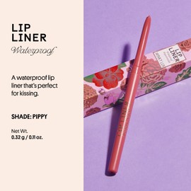 Winky Lux Pippy Demi Matte Lip Liner Pencil - Purple Mauve Lipliner, Waterproof Long Lasting Formula, Creamy Retractable Tip For Precision & Nourishment, Matte Finish