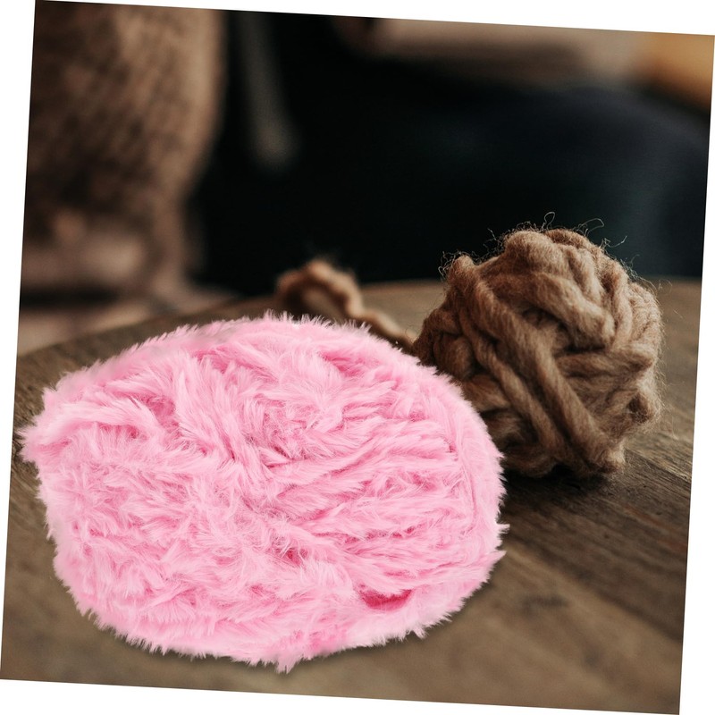 Hohopeti 1 Roll Comfortable Acrylic Yarn for Knitting Crocheting Multi