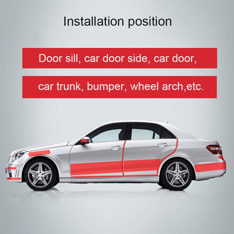 Car Door Sill Sticker, Universal Protector Transparent Nano Glue Anti‑Collision