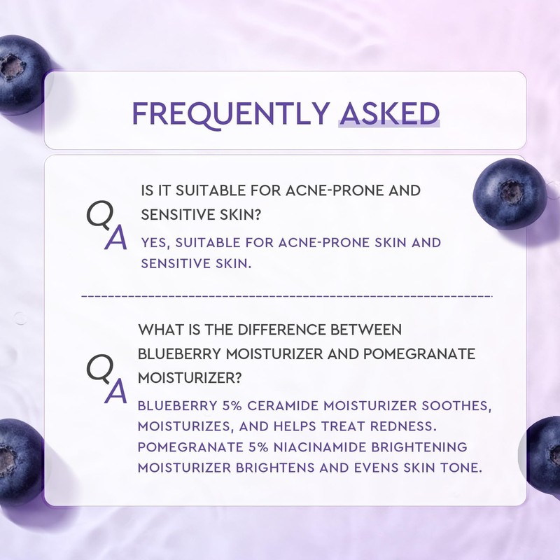 crema facial con 5X Ceramides y Blueberry, crema para la