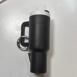 Mini Tumbler (Cup only) with Keychain:_Black