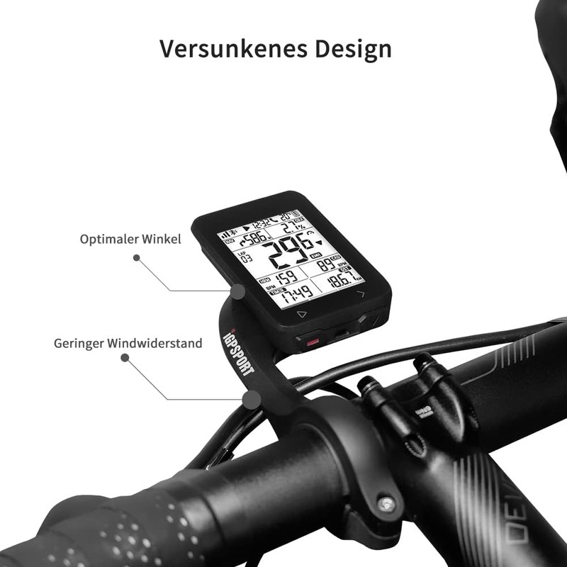 iGPSPORT M80 Bicycle Computer Mount Handlebar Mount with Adapters Out