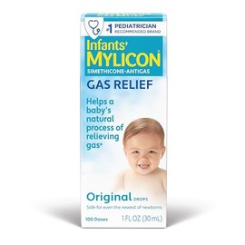 Gotas para Alivio de Gas MYLICON para Bebés y Lactantes, Fórmula Original, 1 Onza Líquida