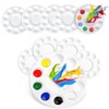 Armastuse 20PCS Paint Tray Palettes Plastic,Art Painting Palettes with 10