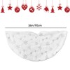 Christmas Tree Skirts, Jsdoin 36 Inch White Plush Double Layers