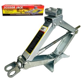 ROAD GENIE 1.5 Ton Capacity Scissor Jack for Cars, Heavy Duty Steel