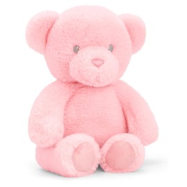 tachi Large Plush Toy Bear 25 cm Baby Cuddly Toy Bear Girls Soft Toy Teddy Pink