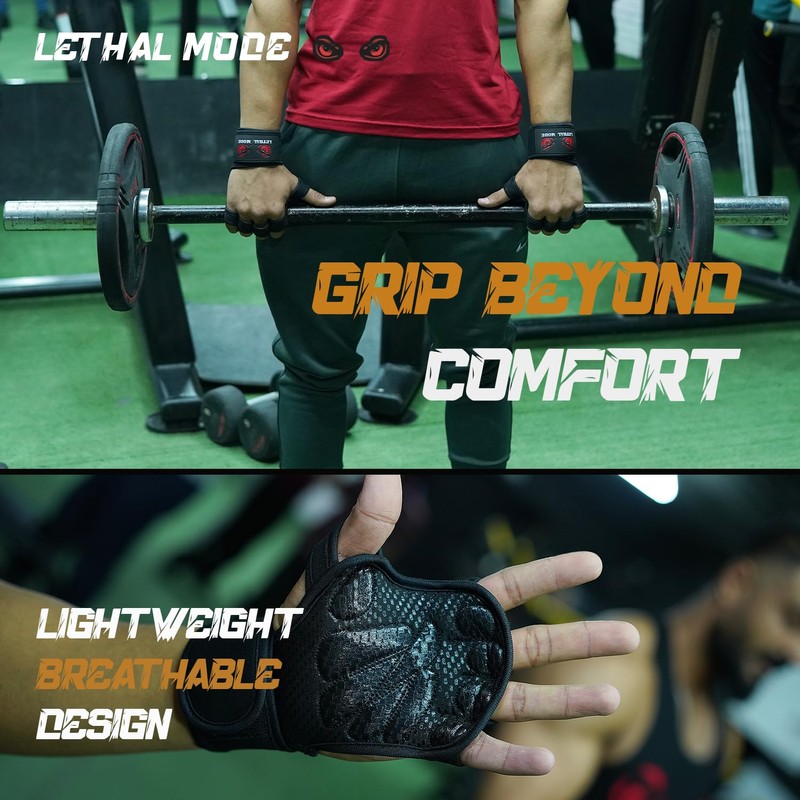 LETHAL MODE Gym Gloves for Men & Women – Weight