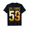 Cowboy 59th Birthday Party Rodeo Hat Horse Lover Ranch Theme T-Shirt
