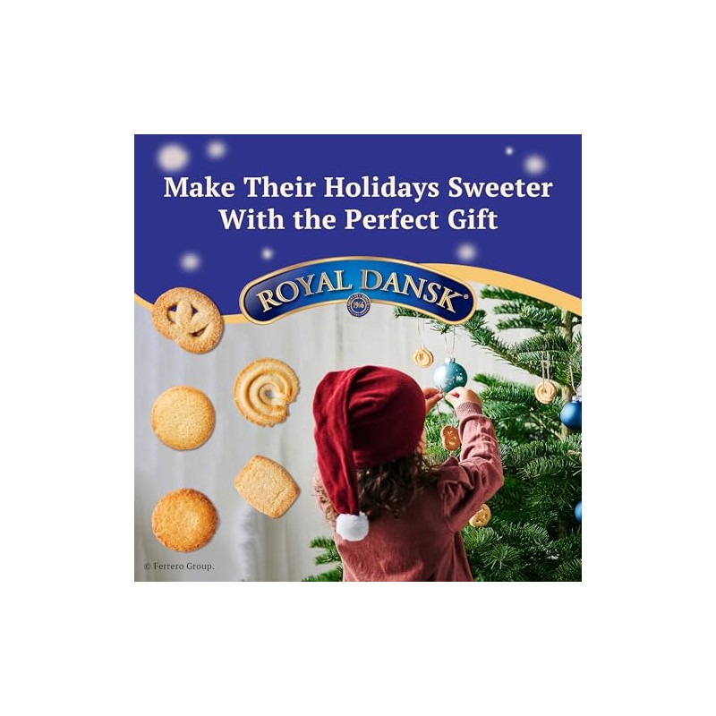 Royal Dansk Danish Butter Cookies, Premium Assorted Cookies in a