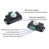 DC 12V 24V PIR Sensor LED Motion Sensor Switch,Body Infrared