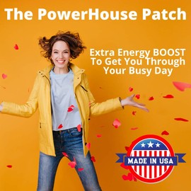 Live To Shine Energy Be Patch - Natural Ingredients for Energy, Alertness and Wellbeing - USA Made