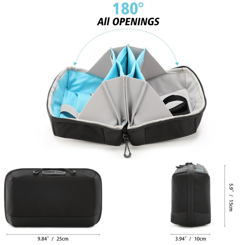 Electronics Travel Organizer Storage Bag, Travel Accessory Handle Bag, Gadgets
