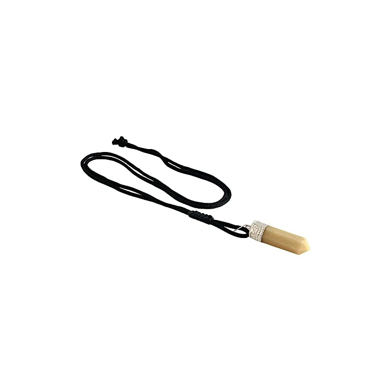 VIE VIE Pencil Pendant, 25-30mm (Yellow Aventurine)