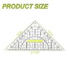 Set Square Set with Handle, Plastic Set Square 20 cm,