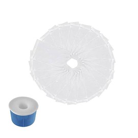 20Pcs Pool FilterSaver Socks Net,Pool Skimmer Socks,Pool Filter Basket Saver Socks, Net for Filter Skimmer Basket,Pool Skimmer Baskets Accessories for Debris and Leaves Inground