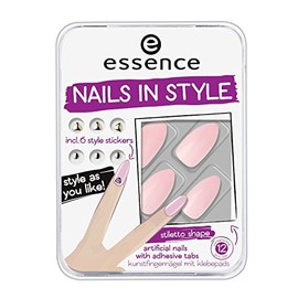 Essence Essence Produktset für künstliche Nägel, 12 Stück+Design-Aufkleber 03 226303 M-2-1 Stück