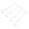 20Pcs Pattern Hooks Hanging Sewing Making Metal Hanger with Rope