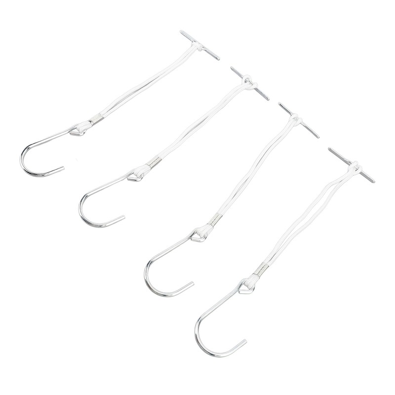 20Pcs Pattern Hooks Hanging Sewing Making Metal Hanger with Rope
