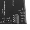 String Action Ruler Stainless Steel Guitar Fret Ruler String Height