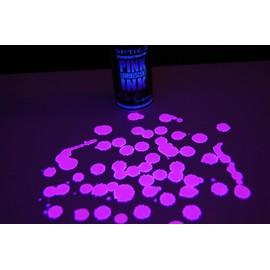 Opticz Daytime Visible Luminescent UV Blacklight Reactive Marking Ink (UV Pink, 4 Ounce)