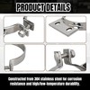 5" Stack Exhaust Clamp for Peterbilt 379 359 1987-1993 Exhaust