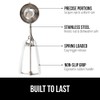 GORILLA GRIP Stainless Steel Multipurpose BPA-Free Spring Scoop, 1 TBSP,