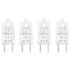 4-Pack Replacement Light Bulb for General Electric JVM3670BF07 Microwave -