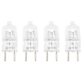 4-Pack Replacement Light Bulb for General Electric JVM3670BF07 Microwave - Compatible General Electric WB25X10019 Light Bulb