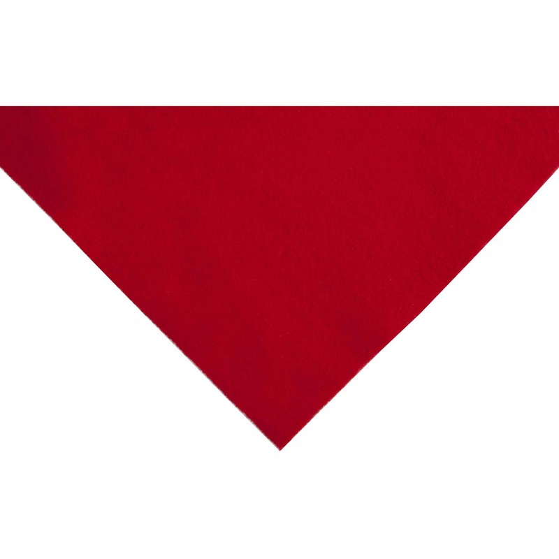 Trimits Craft Felt, 10 Pack, Red, 23 x 30cm
