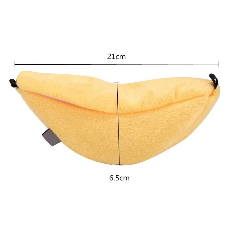 1 Pack Hamster Hanging House Hammock Banana Design Cotton Cage