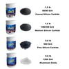 4 LBS Rock Tumbler Grit Set, 4 Step Tumbling Media
