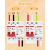 SPA Panel Disconnect GFCI Switch 63A Circuit Breaker Box Surge