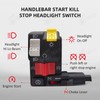 M MATI Handlebar Switch Start Kill Stop Headlight for Honda