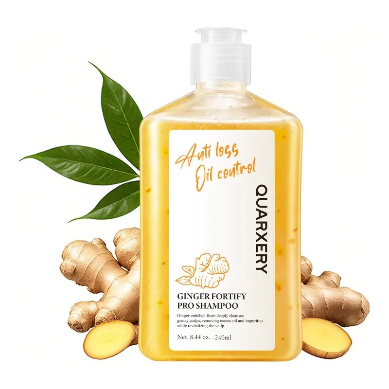 Champú Anticaída Quarxery Shampoo De Jengibre 240 Ml