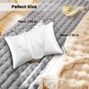 2 Pack White Silk Pillowcases, Satin Pillowcase for Hair and