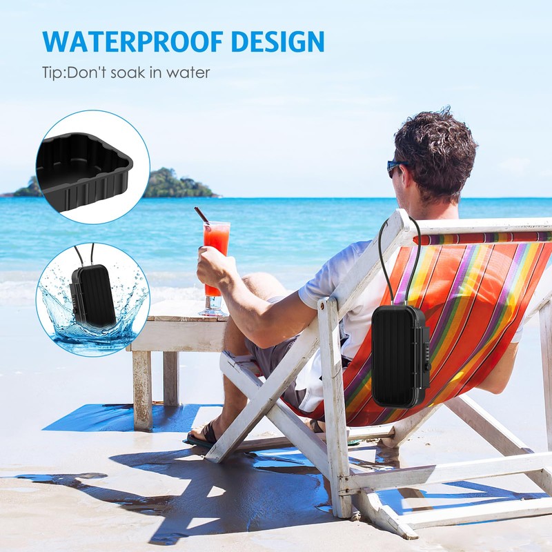 Brifit Portable Key Safe, Mini Safe with 4 Digit Number