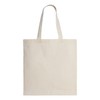Q-TEES QTB Large Blank Heavy Duty Reusable Canvas Tote Shopping