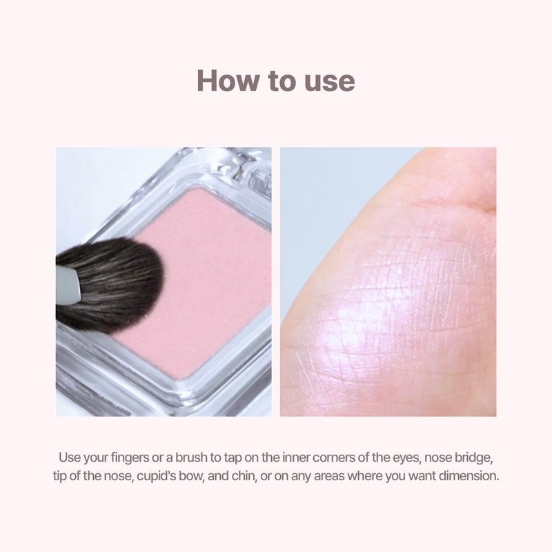 2aN Highlight Pure Glash Highlighter PK02 Pinkbell